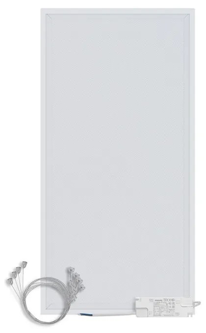 Pannello LED a Sospensione 120x60 84W UGR19 CCT con driver Philips Colore Bianco Variabile CCT