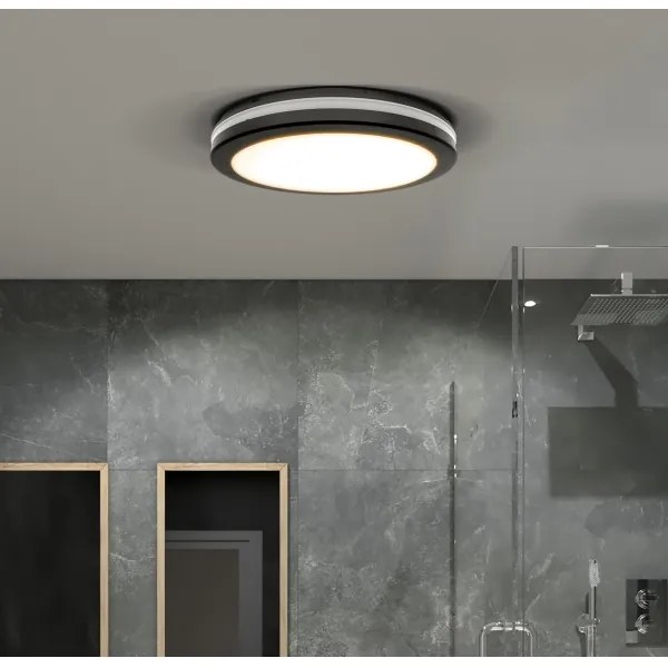 Solight WO820- Luce LED dimmerabile LED/18W/22W/26W/230V 3000/4000/6500K IP65 nero