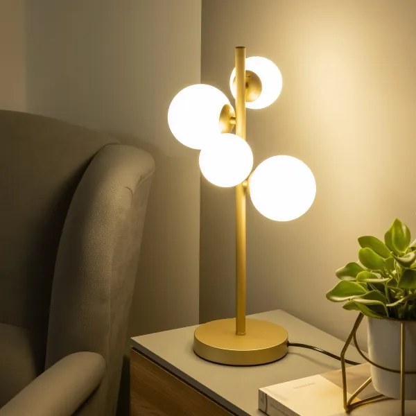 Brilagi - Vetro di ricambio per lampadario, applique e lampada MISTEL,MILLA diametro 8 cm bianco