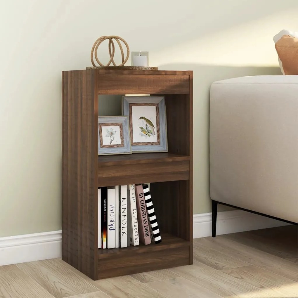 Libreria/divisorio Rovere Marrone 40x30x72 Cm /