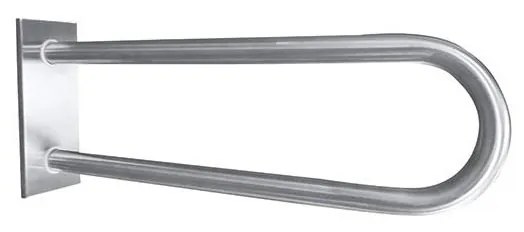 Maniglia di sostegno 10x25 cm in acciaio inox/argento