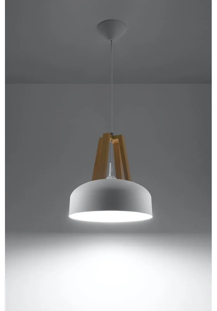 Apparecchio a sospensione bianco Olla - Sollux