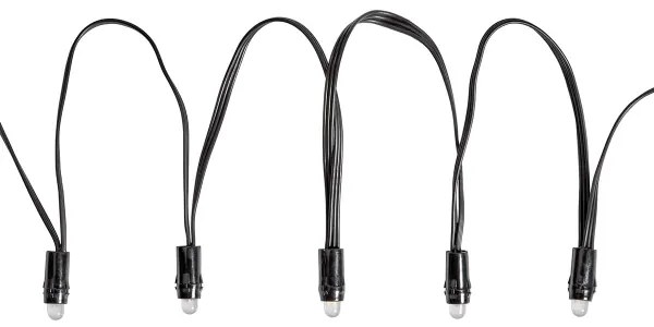 Nedis WIFILP01C48 - Catena natalizia LED RGB da esterno 48xLED 13,8m IP65 Wi-Fi Tuya