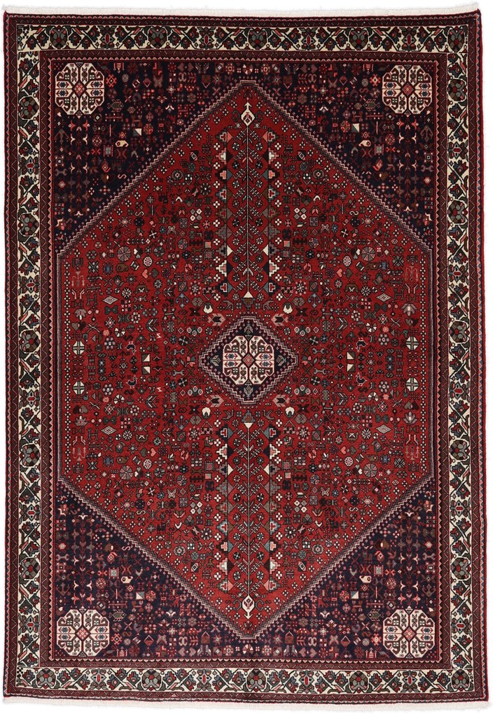 Abadeh Tappeto 170 x 250 (Iran) Annodato A Mano