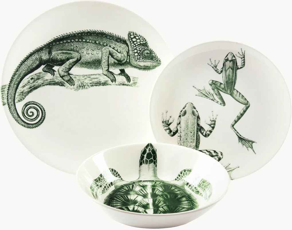 Set di 3 piatti Faune & Flore
