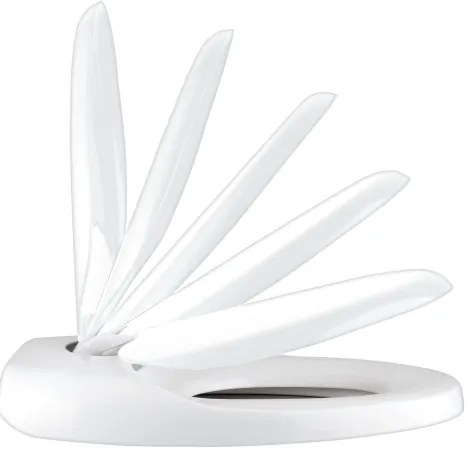 WENKO 110003100-WC Sedile per WC 35,5x38 cm bianco