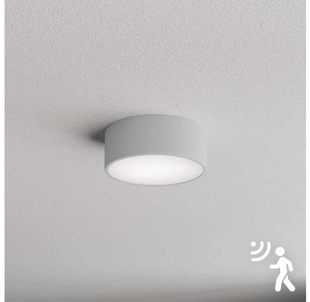 Brilagi - Plafoniera con sensore CLARE 1xE27/24W/230V diametro 20 cm grigio