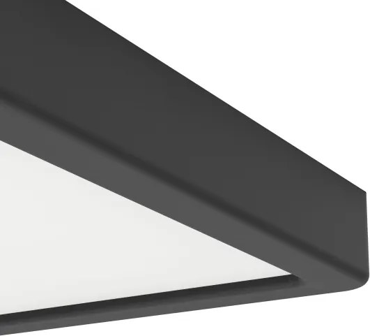 Eglo 901329 - Plafoniera LED da bagno FUEVA LED/10,5W/230V 22x22cm IP44 nero