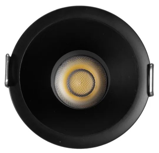 Faro LED da Incasso 10W Nero Ø65mm IP65 CCT, UGR19, Philips CertaDrive Colore Bianco Variabile CCT