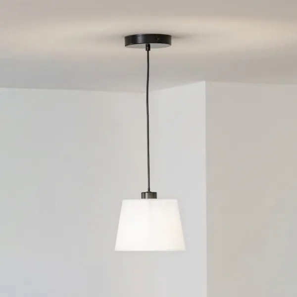 Brilagi - Lampada a sospensione LED a cavo CERIA 1xE27/40W/230V Ø 20,5 cm bianco