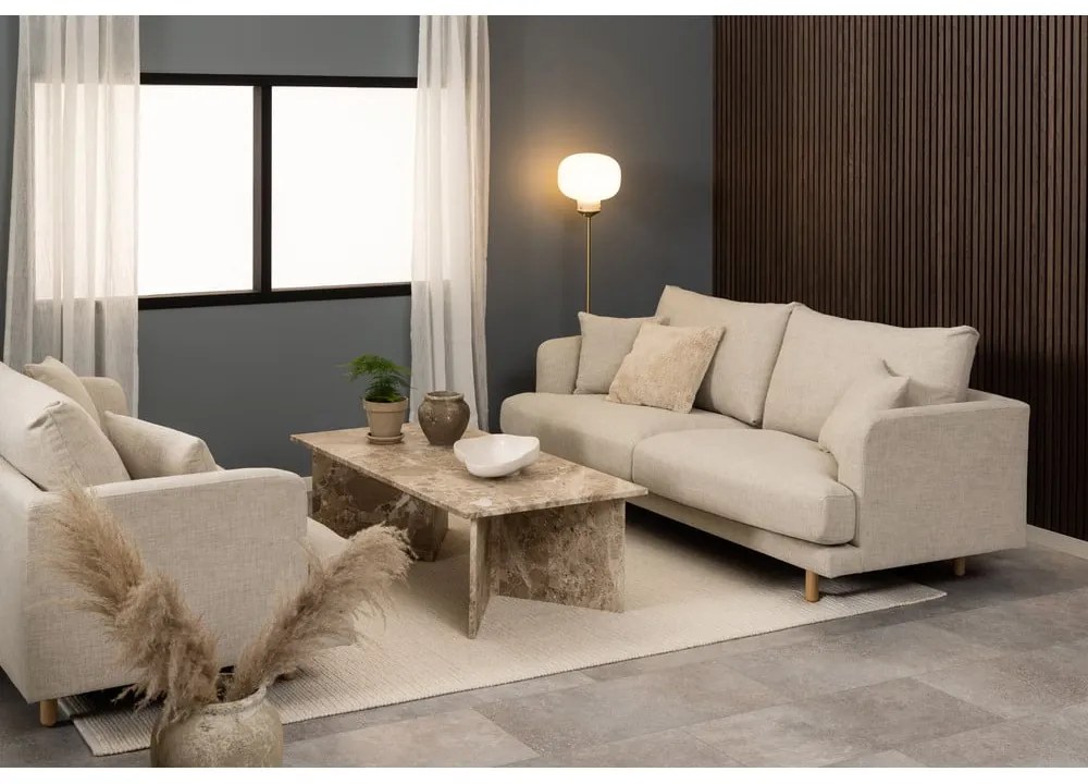 Tavolino in marmo beige 70x140 cm Vega - Actona