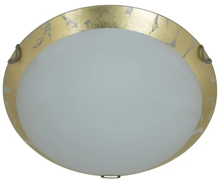 Plafoniera LED neoclassico Foglia, dorato Ø 40 cm, 1660 lumen