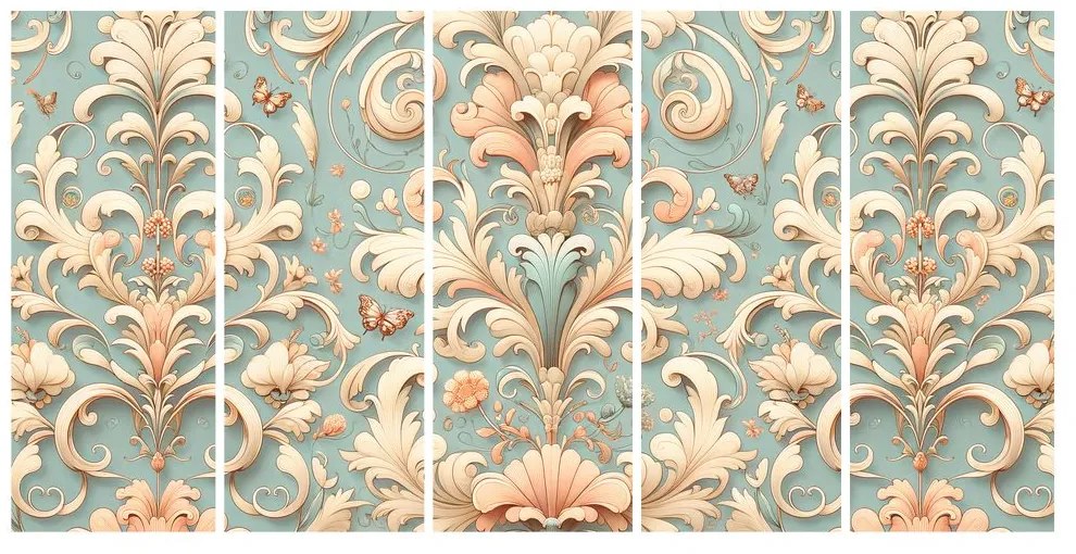 Quadri 5 pezzi – Ornamenti vintage