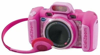 Macchina fotografica giocattolo per bambini Vtech Kidizoom Duo DX Rosa