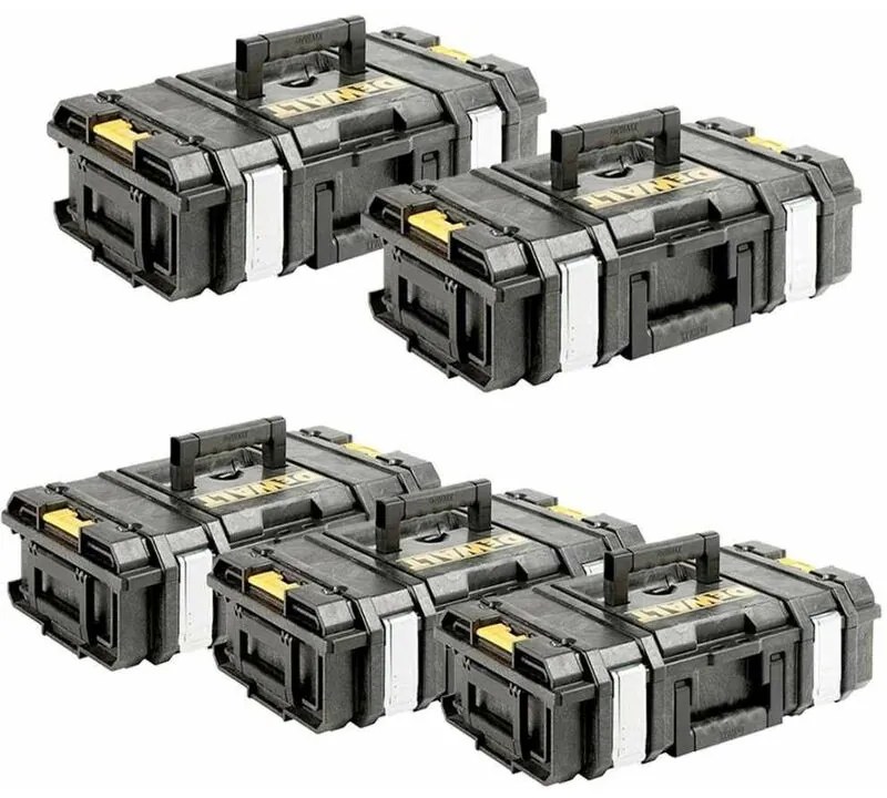 Pack di 5 Valigette Dewalt DS150 (1-70-321)