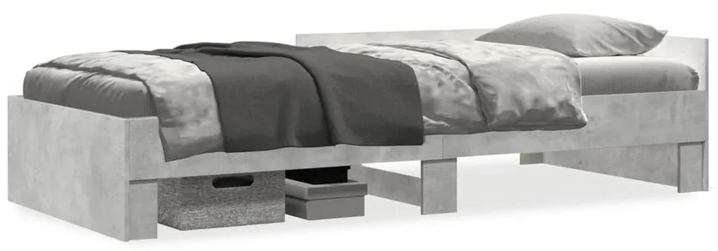 Giroletto grigio cemento 100x200 cm in legno multistrato