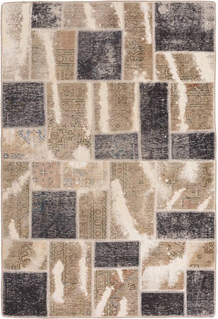 Patchwork Tappeto persiano 140 x 200 (Iran) Annodato A Mano