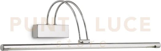 Bow applique da specchio o quadro cromo led 3000k 8w  1050 lm con i...