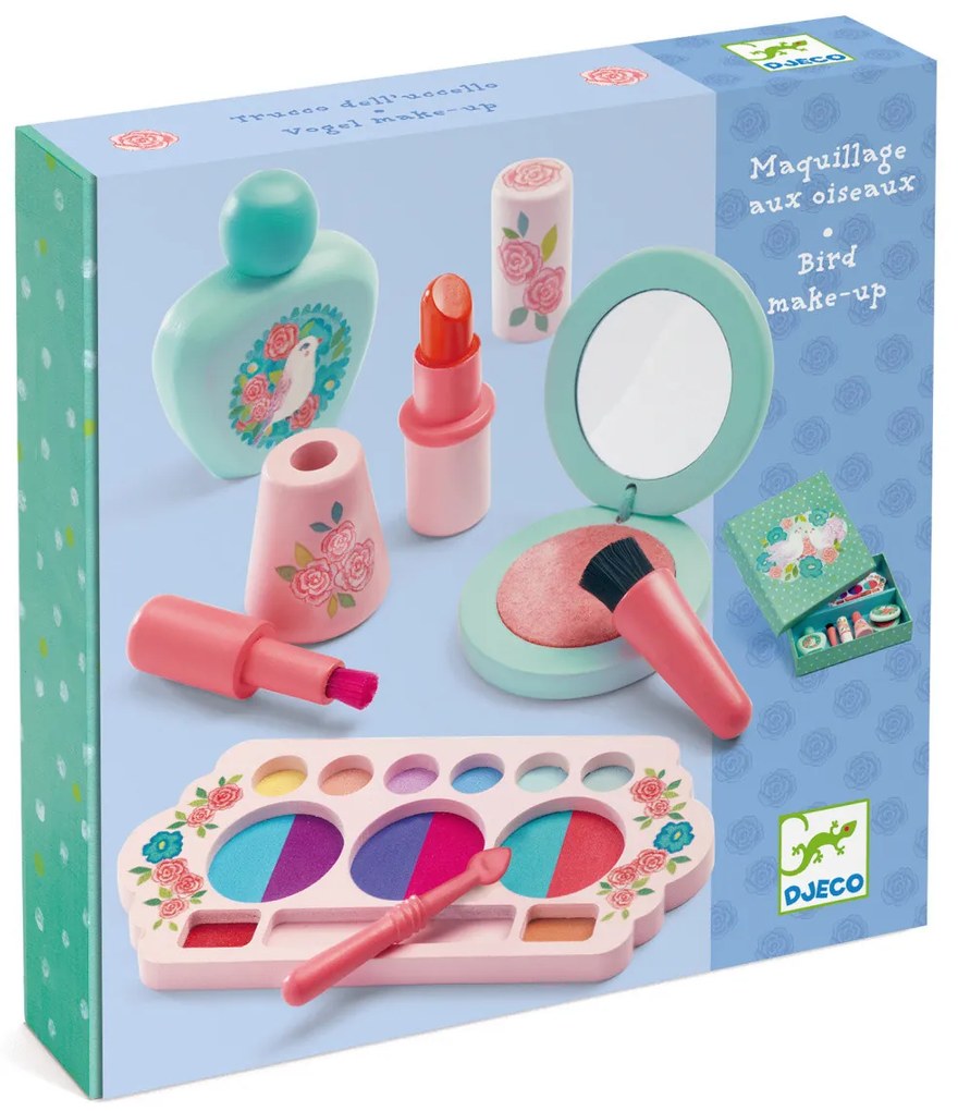 Set di makeup in legno per ragazze