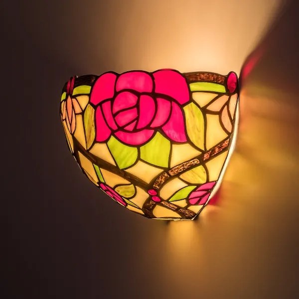 Brilagi - Applique da parete in vetro Tiffany GARLAN 1xE14/40W/230V
