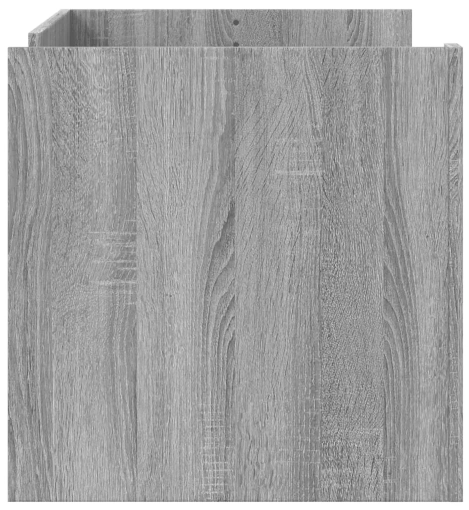 Tavolino salotto grigio sonoma 100x50x50 cm legno multistrato