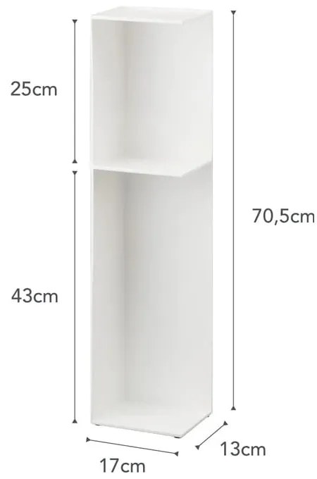 Supporto in metallo per carta igienica Tower - YAMAZAKI