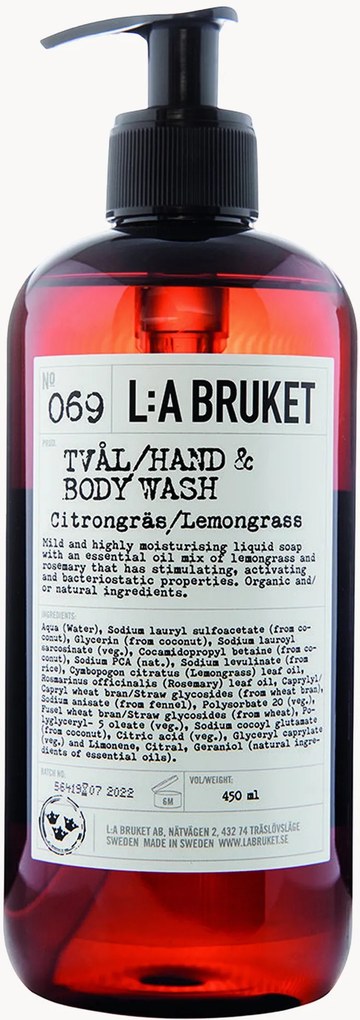 Sapone per le mani e il corpo Anya (citronella)