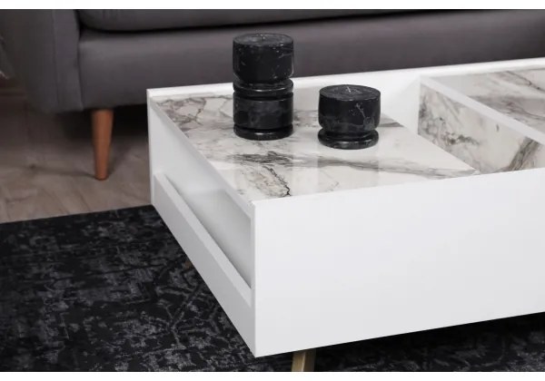 Tavolino FRIDA 63x90 cm bianco