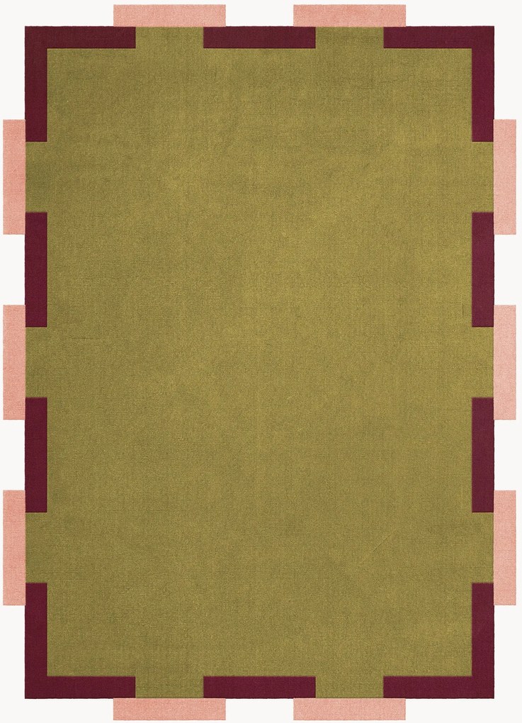 Tappeto in lana fatto a mano Tekla Fregio