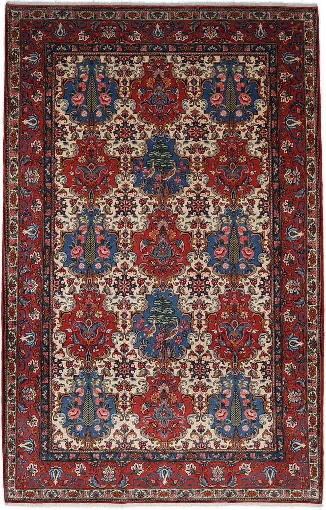 Bakhtiar Tappeto persiano 330x210 (Iran) Annodato A Mano