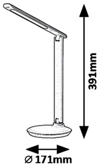 Rabalux 6980 - Lampada da tavolo LED dimmerabile OSIAS LED/9W/230V