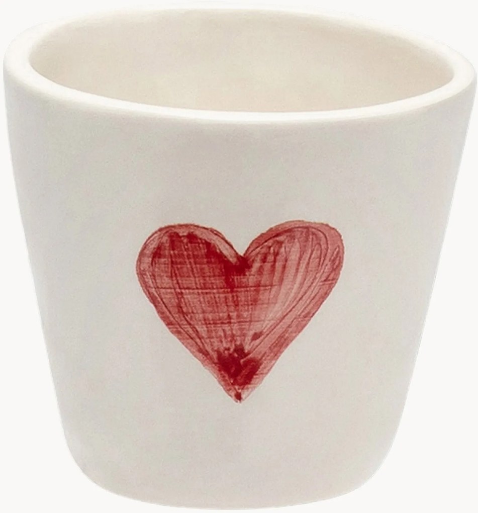 Tazzina da caffè dipinta a mano Queen of Hearts
