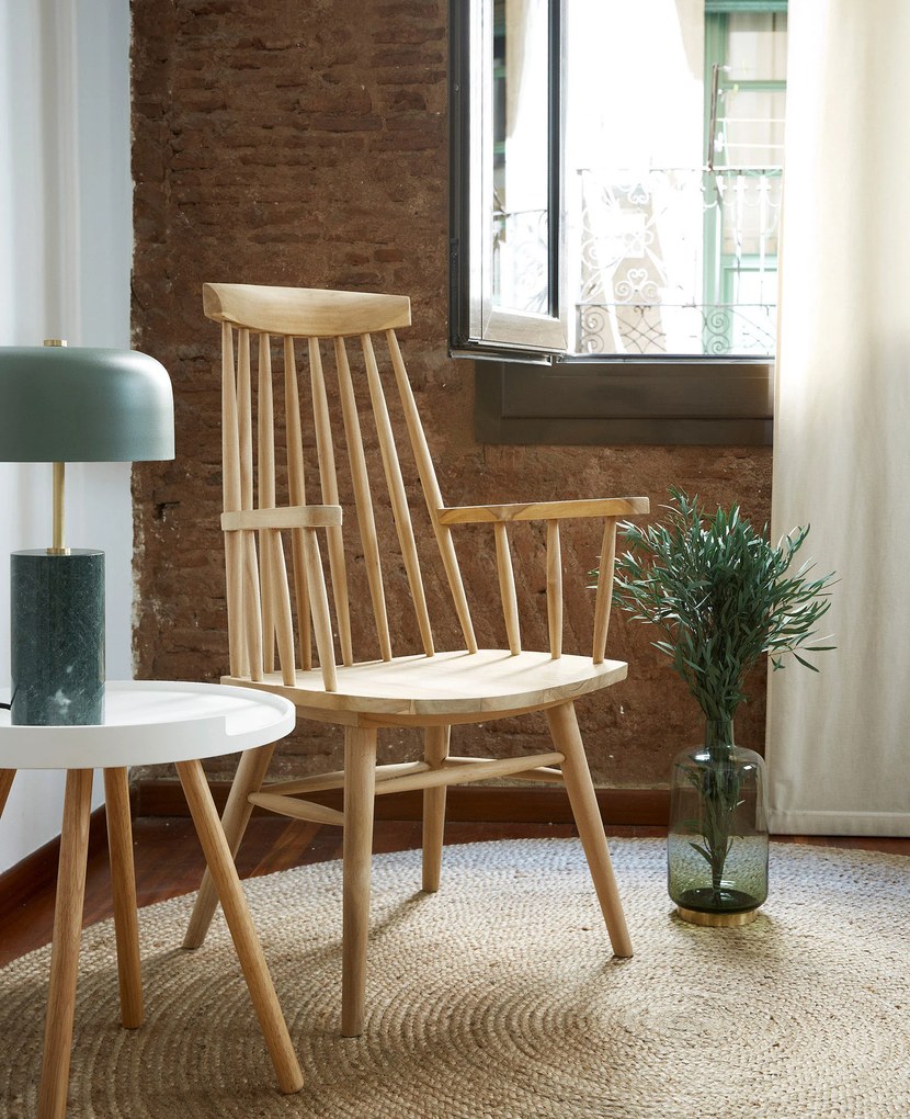 Kave Home - Tavolino Kurb bianco Ø 46 cm FSC MIX Credit