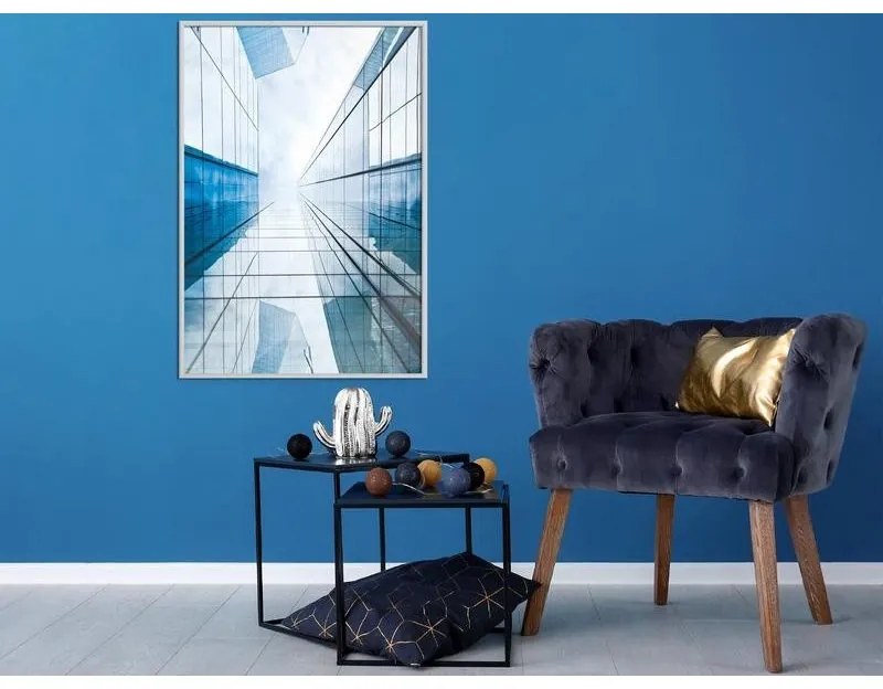 Poster Steel and Glass (Blue)