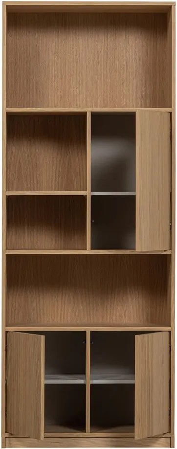 Parete attrezzata modulare in rovere naturale 264x243 cm Modulair - vtwonen