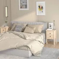 Comodini 2 pz 40x35x61,5 cm in Legno Massello di Pino cod mxl 30945