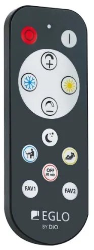 Eglo 98228 - Plafoniera LED dimmerabile SILERAS-A LED/36W/230V Ø 60 cm + telecomando