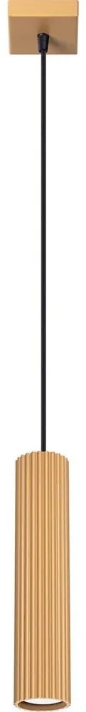 Sollux SL.1554 - Lampadario a sospensione con filo KARBON 1xGU10/10W/230V oro