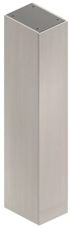 Mobile lavanderia Jnka 1 anta in truciolare legno larice bianco P 45 x L 35 x H 194 cm
