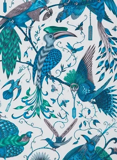 Clarke & Clarke Carta da parati Audubon - Jungle