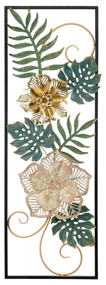 Decorazione da appendere in metallo con motivo floreale Mauro Ferretti -A-, 31 x 90 cm Campur - Mauro Ferretti