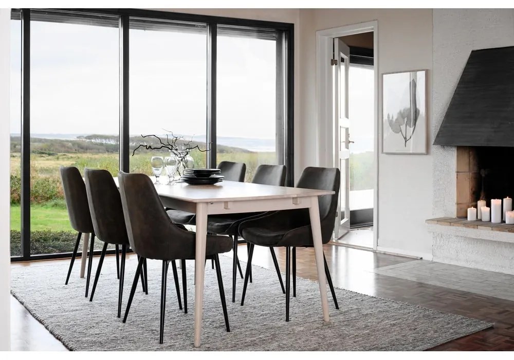 Tavolo da pranzo pieghevole in rovere 180x90 cm Tyler - Rowico