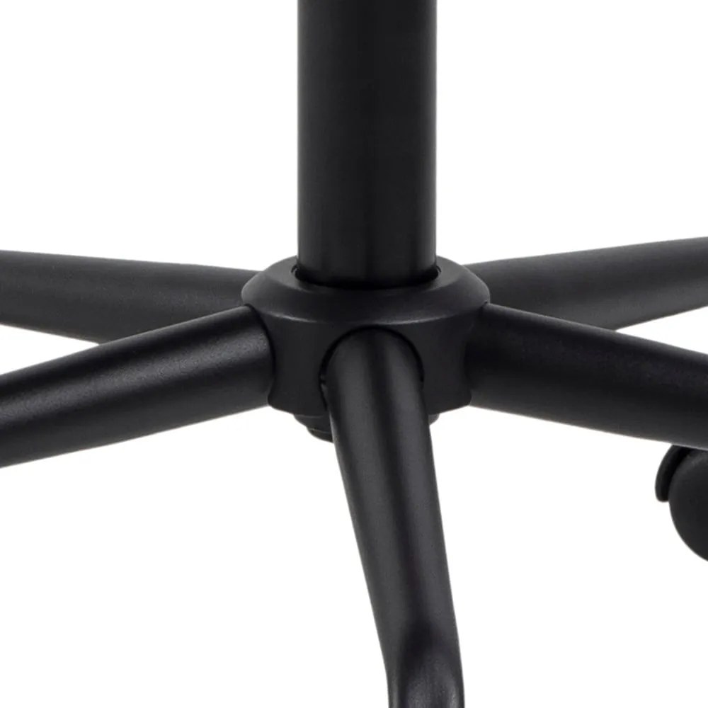 Sedia da ufficio verde con superficie in velluto Brooke - Actona