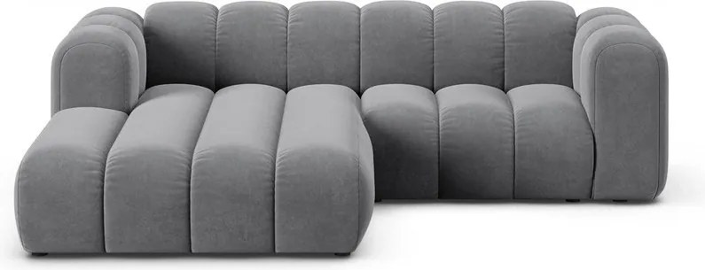 Divano angolare grigio ad angolo sinistro Lupine - Micadoni Home
