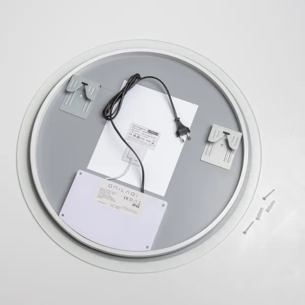 Brilagi - Specchio LED dimmerabile con funzione antiappannamento e retroilluminazione CLARA ECO LED/12W/230V Ø 60 cm IP44