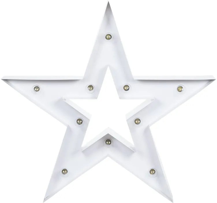 Figura natalizia illuminata 10 lampadine bianco caldo H 90 cm