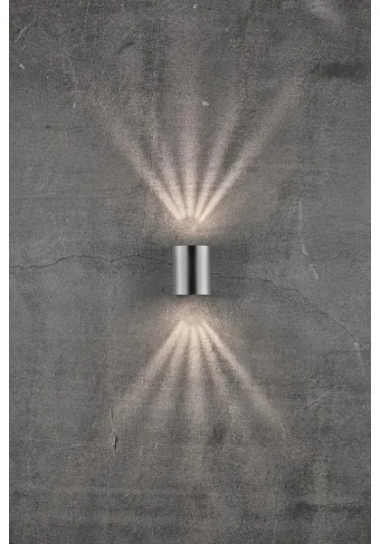 Nordlux - Applique da esterno LED CANTO 2xLED/6W/230V IP44 in acciaio inox