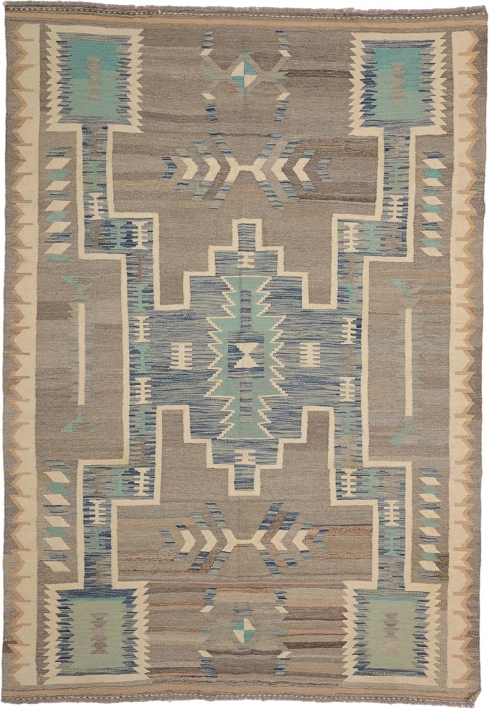 Kilim Tappeto 290x200 (Pakistan) Annodato A Mano