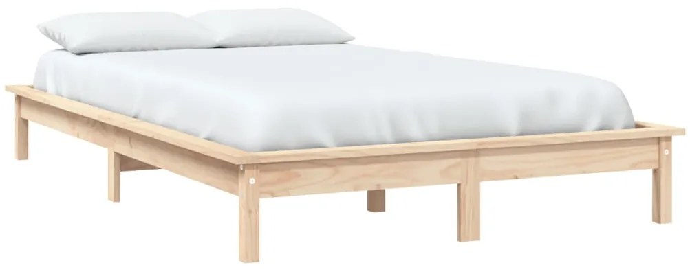 Giroletto nero 180x200 cm super king in legno massello di pino