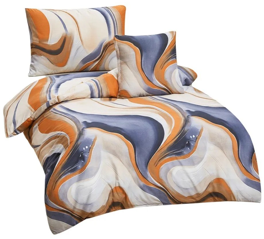 Set copripiumino e federa in microsatinato per letto singolo 3 pezzi 140x200 cm Gonzalo – My House